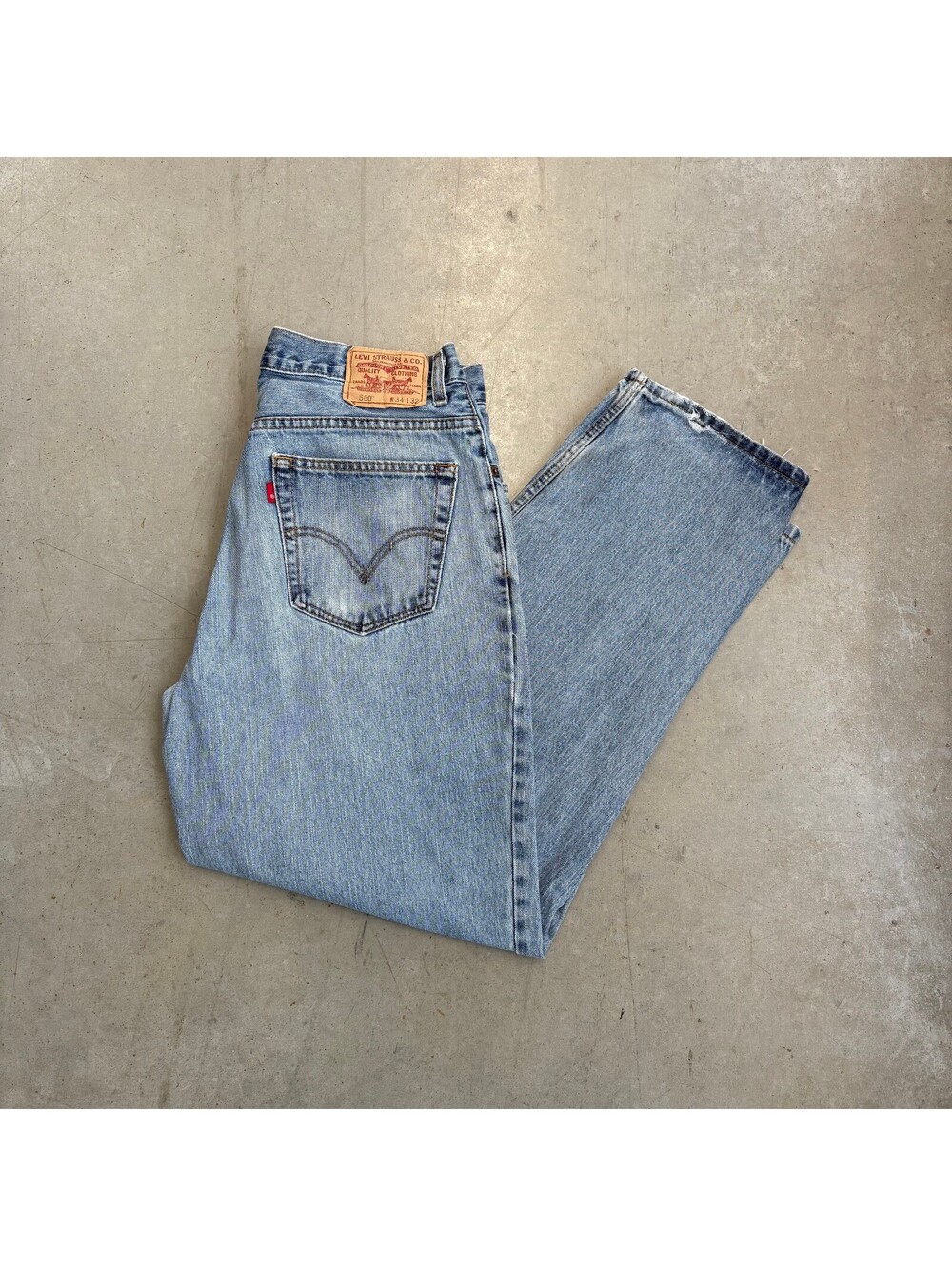 Vintage 2000s Levi's 560 Light Wash Relaxed Jeans Size 34